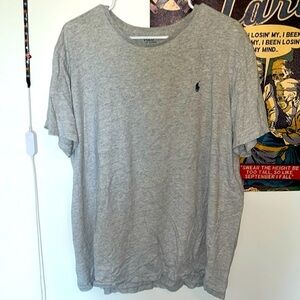 Men’s Sz XL Polo Ralph Lauren Classic Fit Grey Short Sleeve Tee Shirt